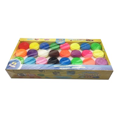 Yiwu DMO Professional Manufacturer Export USA High Quality Safe Soft Kid Intelligent 24color playdough set