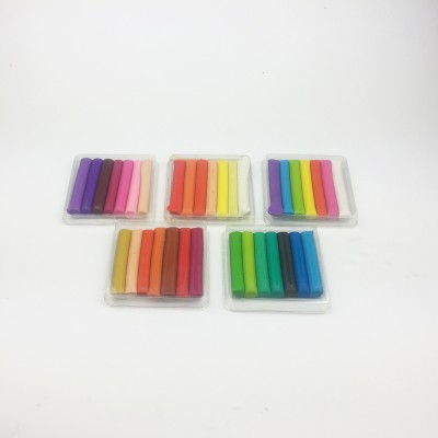 Yiwu Bobao Professional Factory Supply Plasticine 7 color per set non dry clay for promotion