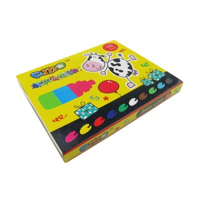 Yiwu bobao Professional Factory Supply ASTM certificate 10 colors 200g high quality kids soft playing modeling clay