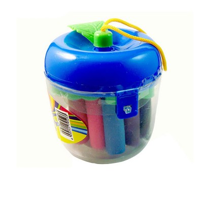 Yiwu Bobao factory supply En71 ASTM qualified safe nice apple bucket packing 12colors Kids Educational intelligent play dough