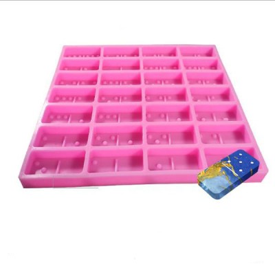 Yiwu Bobao DIY Domino Resin Craft Mold Domino Card Mold Silicone Mold For Domino Card Hand Making