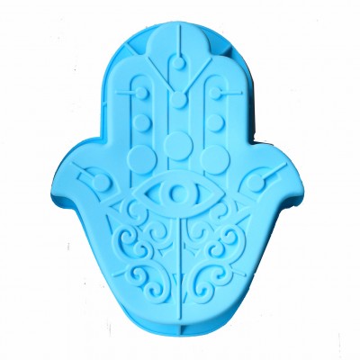 Yiwu bobao new funny 3D art totem patterns bottom Hamsa hand corn shape house kitchen diy bakery toast bread cake silicone molds