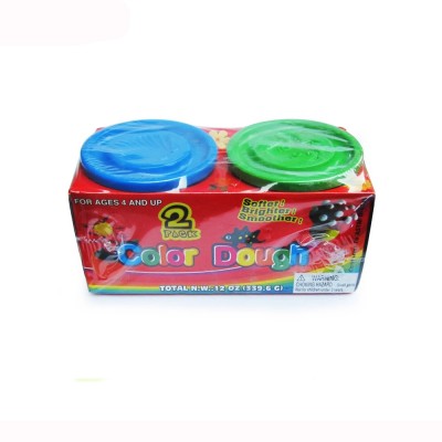 Yiwu bobao professional factory supply cheap EN71 & ASTM qualified non-toxic 2 barrels 12 OZ educational intelligent Play Dough